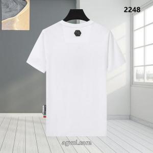 最前線2026素敵なデザイン激安 ブランドフィリッププレイン半袖Tシャツ