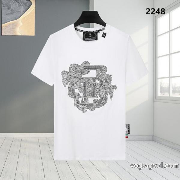 最前線2025素敵なデザイン激安 ブランドフィリッププレイン半袖Tシャツ 0