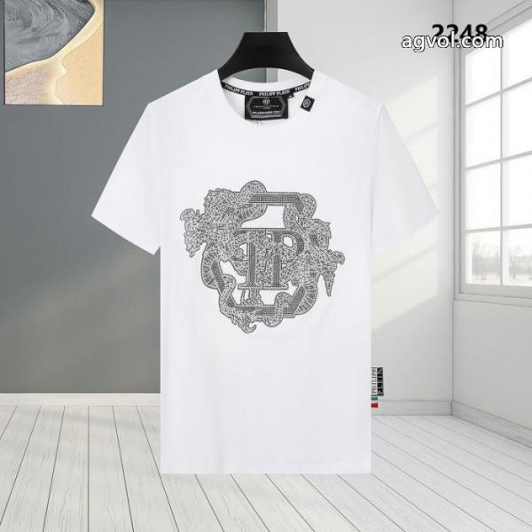 最前線2025素敵なデザイン激安 ブランドフィリッププレイン半袖Tシャツ 1
