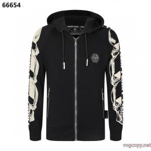 気分が上がる ロゴが印象的 人気チャームコピー 商品 販売コートPHILIPP PLEIN