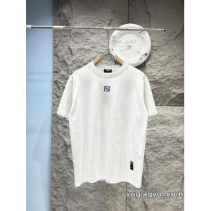 日本未入荷 高級感漂う 高品質な新品半袖Tシャツスーパー コピー 販売FENDI