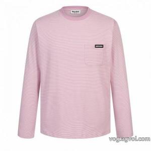 MIUMIUブランド コピー ショップ長袖Tシャツ韓国高級服 大幅値引き 大好評シリーズ