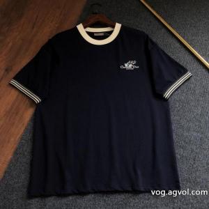 DIOR/ディオール2026春夏新作高品質刺繍ロゴ半袖Tシャツ